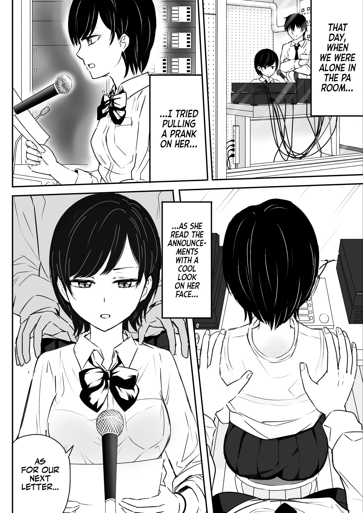 Hentai Manga Comic-Don't Fuck Around in the PA Room-Read-10